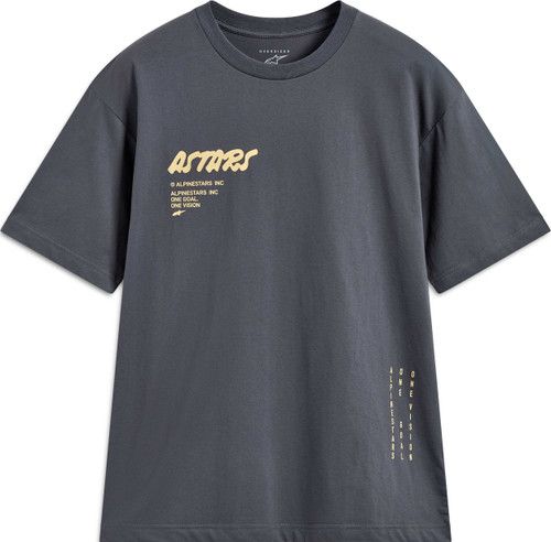 ALPINESTARS Chalk Oversized Ss CSF Tee Charcoal 2X 1236-72300-18-2XL