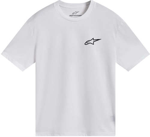 ALPINESTARS Combo Back Ss CSF Tee White/Black Sm 1236-72332-2010-S