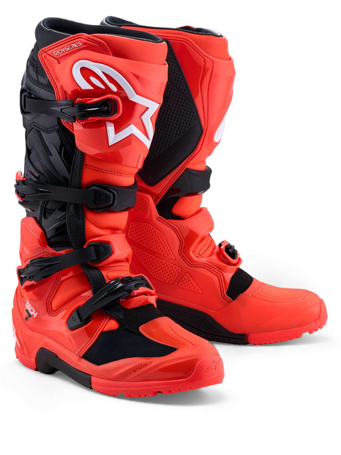ALPINESTARS Tech 7 Enduro Boots Red Fluo/Blk 11 2010426-314- 11