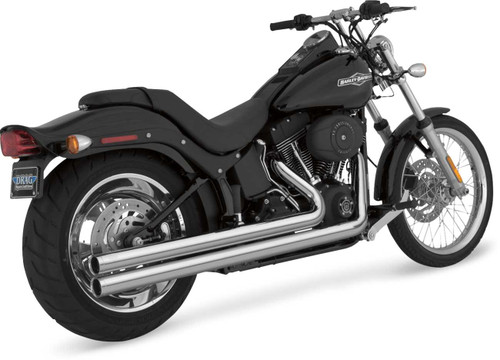 VANCE & HINES Big Shots Exhaust System - Long - Chrome - Softail 17924