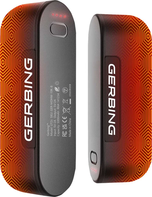 GERBING HEATED CLOTHING 5 V Dual Magnetic Electric Heated Hand Warmer - Black GER-MDHW-10K-B