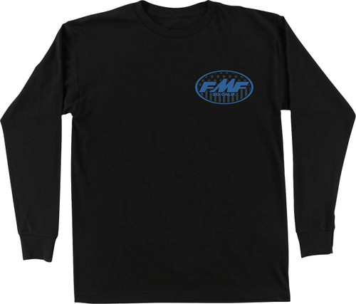 FMF One Nation Long-Sleeve T-Shirt - Black - 2XL FA26119900-BLK-2X