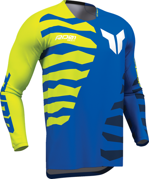 THOR Launchmode Shredder Jersey - Blue/Acid - Small 2910-8884