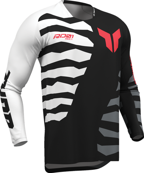 THOR Launchmode Shredder Jersey - Black/White - Medium 2910-8873