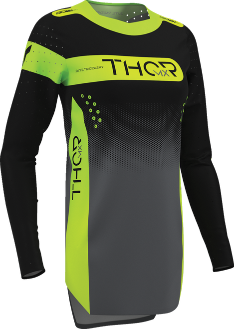 THOR Women's Sportmode Merge Jersey - Charcoal/Black - XS 2911-0389