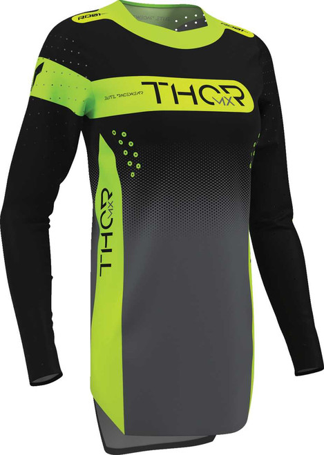 THOR Women's Sportmode Merge Jersey - Charcoal/Black - Small 2911-0390