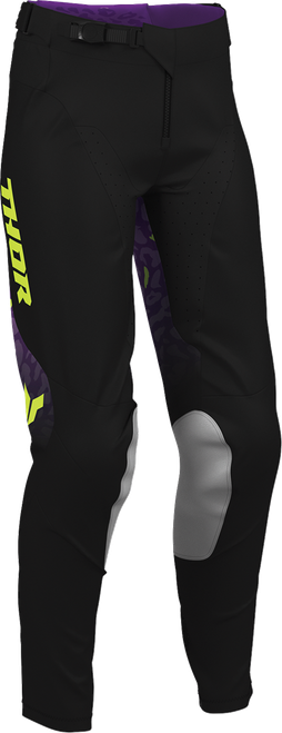 THOR Women's Launchmode Spotted Pants - Black/Purple - US 1/2 2902-0515