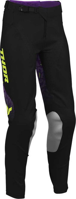 THOR Women's Launchmode Spotted Pants - Black/Purple - US 9/10 2902-0519
