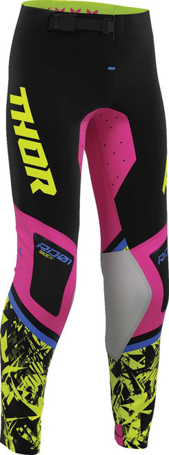 THOR Youth Sportsmode Punk'd Pants - Black/Fuchsia - US 28 2903-2733