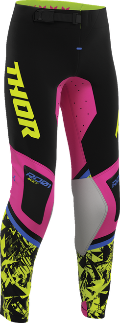 THOR Youth Sportsmode Punk'd Pants - Black/Fuchsia - US 22 2903-2730