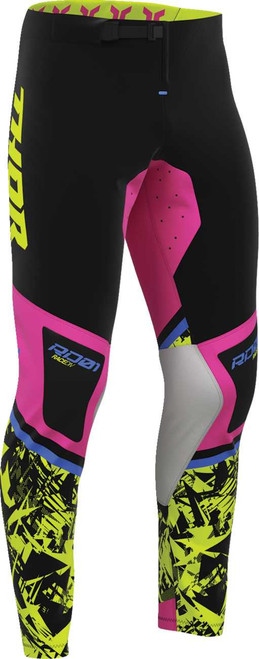 THOR Sportmode Punk'd Pants - Black/Fuchsia - US 36 2901-13031