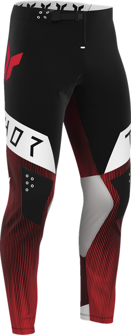 THOR Sportmode Vanish Pants - Black/Red - US 38 2901-13005