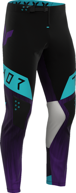 THOR Sportmode Vanish Pants - Black/Purple - US 32 2901-12992