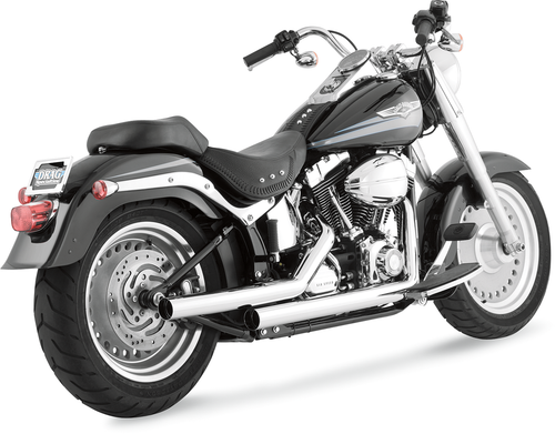 VANCE & HINES Straightshots Exhaust System - Chrome - Softail 17818