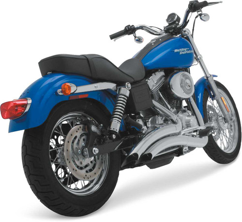 VANCE & HINES 2-into-2 Big Radius Exhaust System - Chrome - Dyna 26008