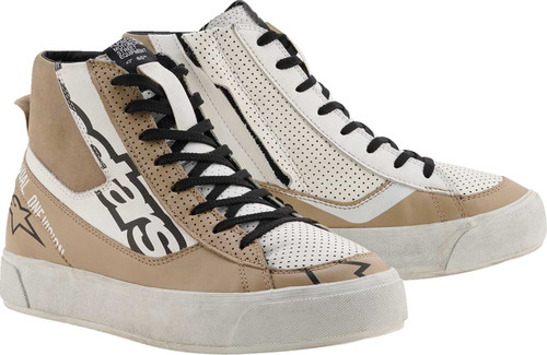 ALPINESTARS Stella Stated Flair Shoes - Warm Gray/White - US 7.5 2541426-9322-75