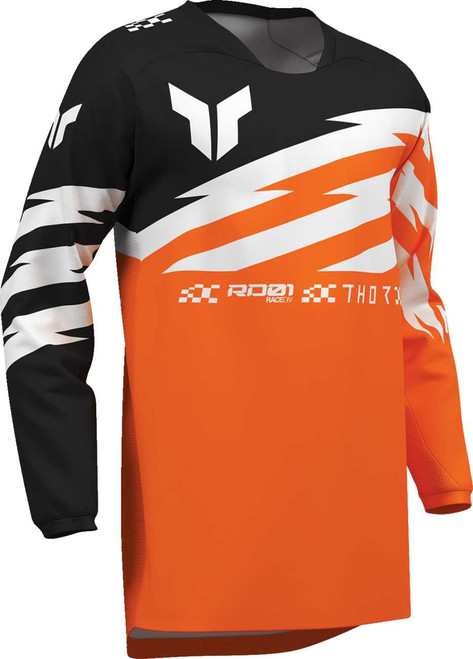 THOR Youth Launchmode Shockie Jersey - Fluo Orange/Black - Medium 2912-2746