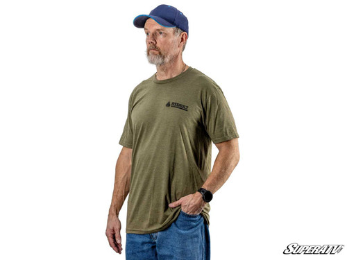 Assault Industries Black and Olive T-Shirt - 3XL