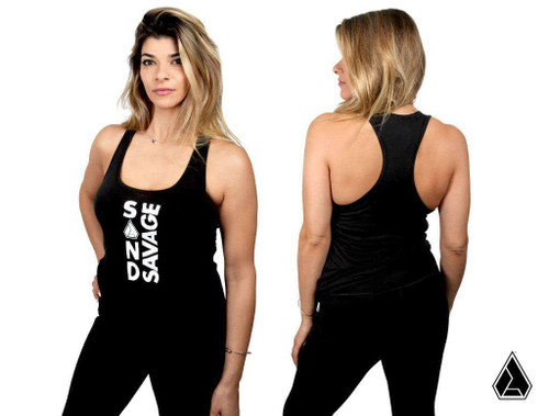 Assault Industries Women's Sand Savage Logo Tank Top - XL