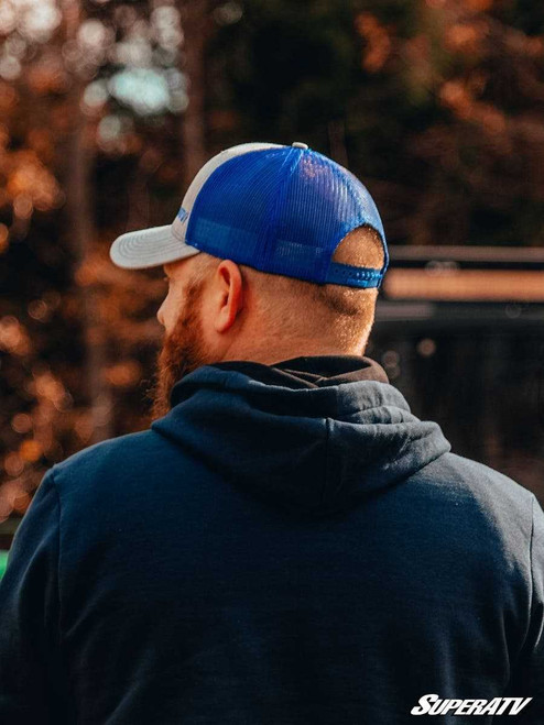 Gray and Blue SuperATV Trucker Hat -