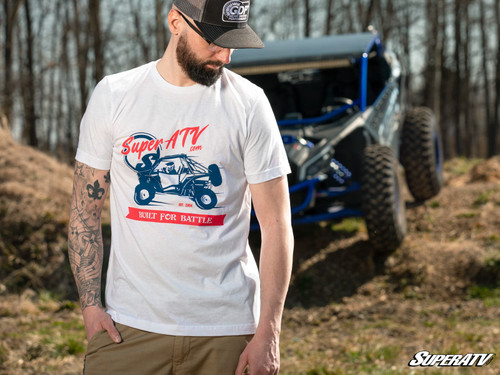 SuperATV Red, White, and Blue Unisex T-Shirt - 4XL