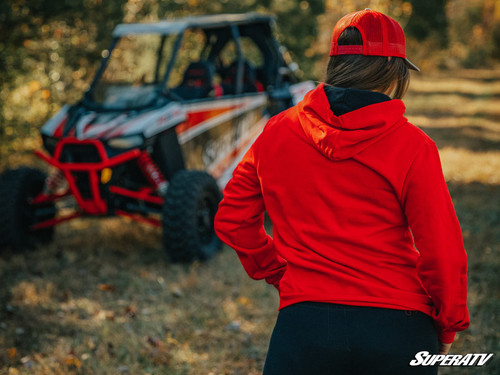 SuperATV Red Banded Logo Hoodie - S