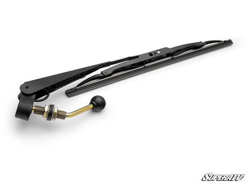 Universal Glass Windshield Wiper - Medium: 13.75" blade; 9.84" arm - Driver's Side Wiper
