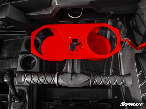 Polaris RZR Grab Bar Cup Holder - Red