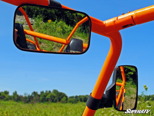 Polaris Ranger Rear View Mirror - Round Cage