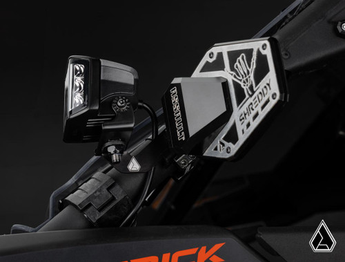 Assault Industries Side Mirror Light Bracket Kit - Maverick X3 Mounting Bracket - M10