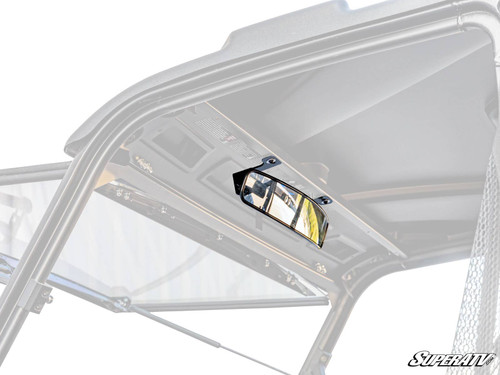 Polaris 17" Curved Rear View Mirror - Bolt-on