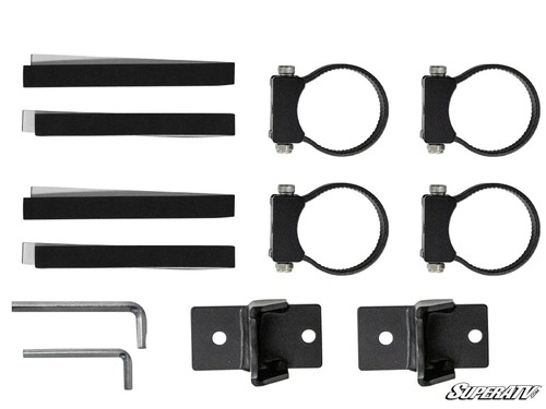 Whip Light Mounting Brackets - 2 inch - Vertical