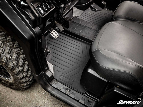 Smartliner Can-Am Defender HD10 Floor and Bed Liners - Floor Liners (2nd Row Only)