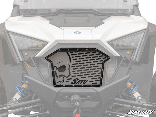 Polaris RZR Turbo R Skull Style Grille Insert -