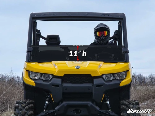 Can-Am Defender HD10 Half Windshield -