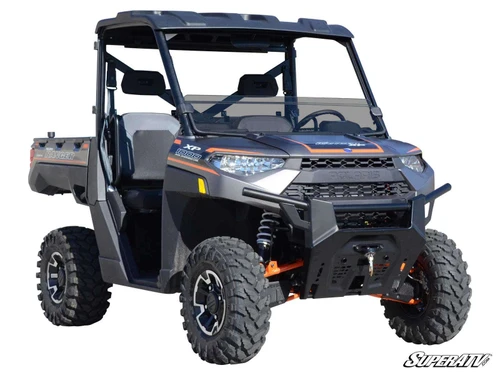 Polaris Ranger XP 1000 Half Windshield - Standard Polycarbonate - Dark Tint