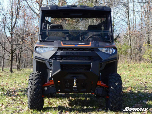 Polaris Ranger 1000 Half Windshield - Standard Polycarbonate - Dark Tint