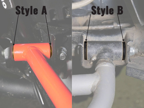 Polaris RZR S 1000 A-Arm Bushings - OEM - HDPE - Style B - 2016