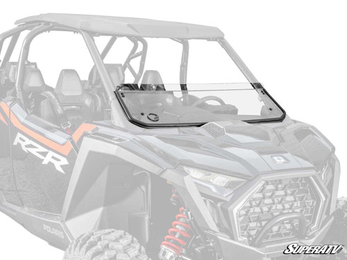 Polaris RZR PRO XP Half Windshield - Standard Polycarbonate - Clear - 2025+