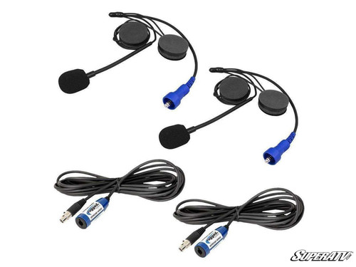 Rugged Radios RUGGED Wired / STX Stereo Helmet Kit with Alpha Audio Speakers and Mic -