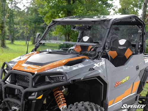 Polaris General Half Windshield - Standard Polycarbonate - Light Tint