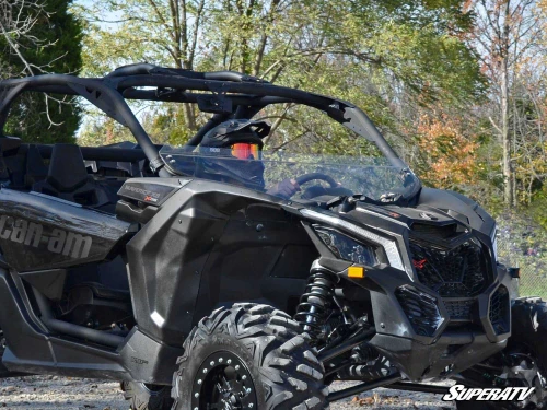 Can-Am Maverick X3 Half Windshield - Standard Polycarbonate - Clear