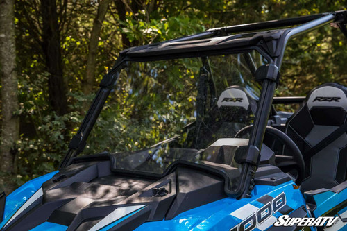 Polaris RZR XP 1000 Full Windshield - 2019-2023 - Scratch Resistant Polycarbonate - Light Tint