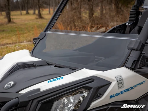 Can-Am Maverick Sport Half Windshield - Standard Polycarbonate - Dark Tint