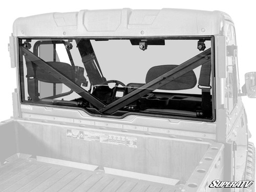 Gravely Atlas JSV Rear Windshield - Standard Polycarbonate - Light Tint