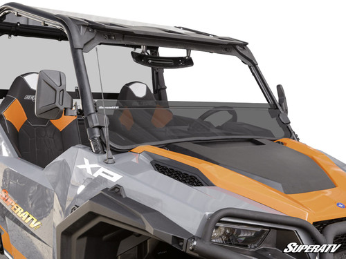 Polaris General XP 1000 Half Windshield - Standard Polycarbonate - Dark Tint