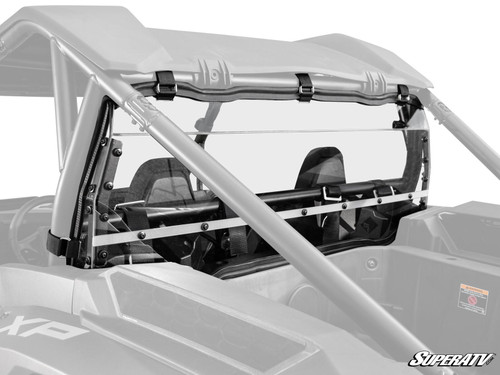 Polaris RZR XP Rear Windshield - Standard Polycarbonate - Clear