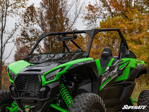 Kawasaki Teryx KRX 1000 Half Windshield - Standard Polycarbonate - Dark Tint