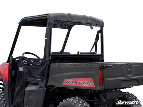 Polaris Ranger Midsize Rear Windshield (2015+) - Standard Polycarbonate - Clear