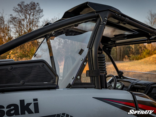 Kawasaki Teryx KRX 1000 Rear Windshield - Standard Polycarbonate - Light Tint